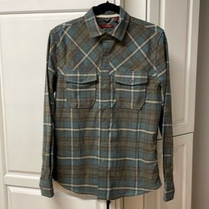 JEREMIAH Plaid Flannel Western Snap Front Shirt sz S
